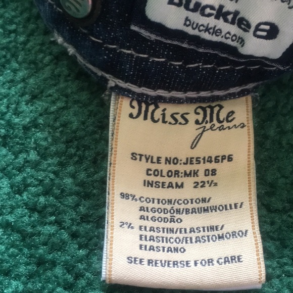 Miss Me Cropped Black and Silver Sequin Jeans - Picture 8 of 9